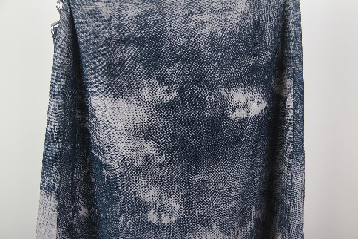 Mugler Vintage Skirt Abstract Print For Sale 1
