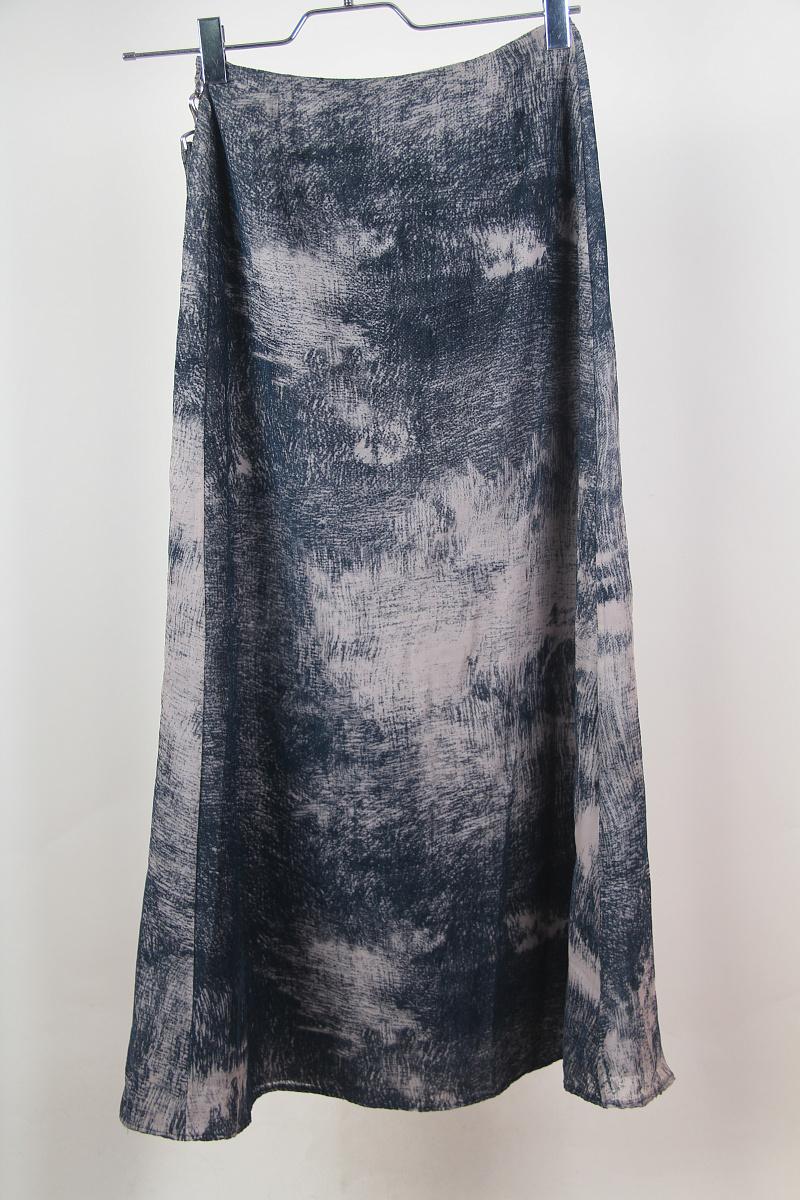 Mugler Vintage Skirt Abstract Print For Sale 3