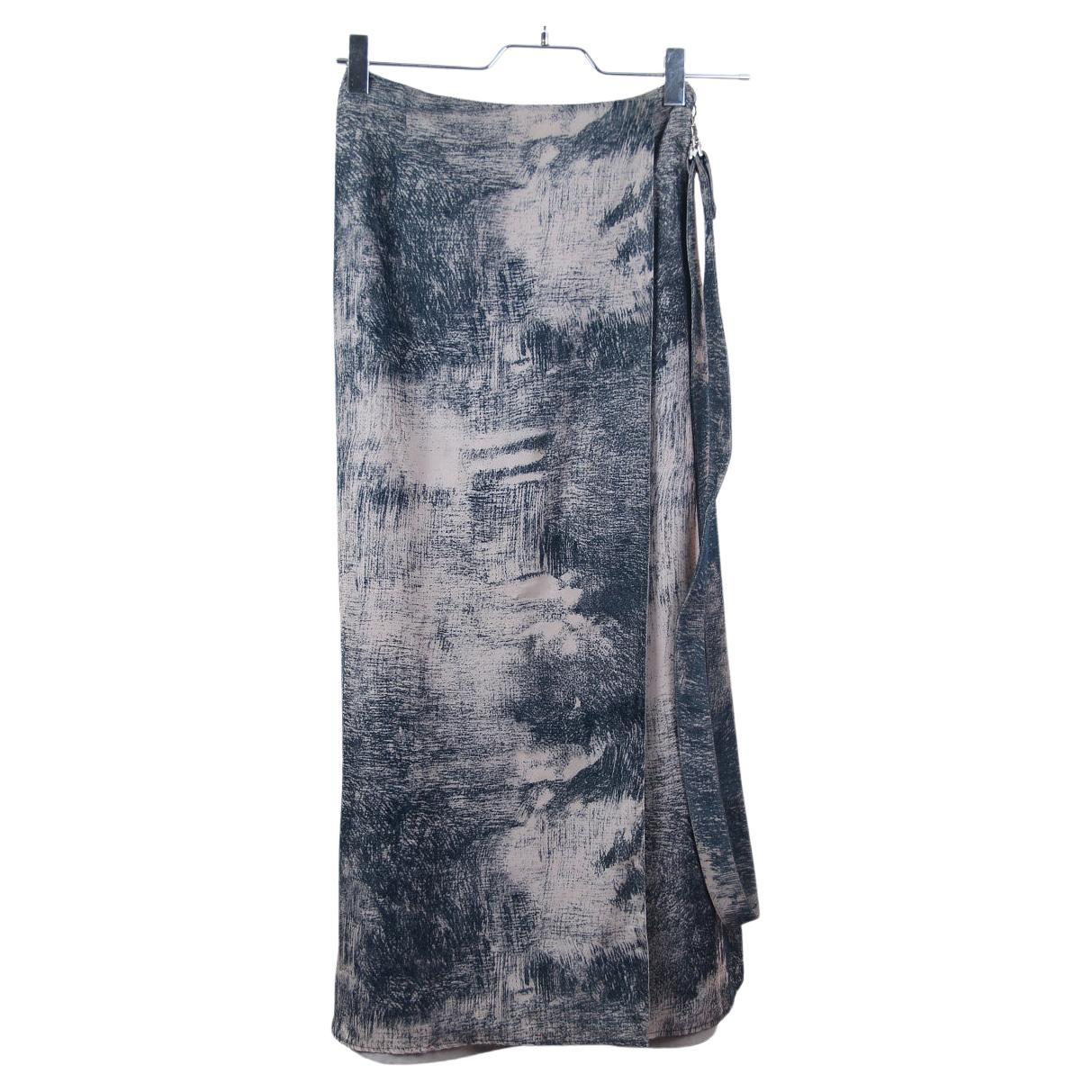 Mugler Vintage Skirt Abstract Print For Sale
