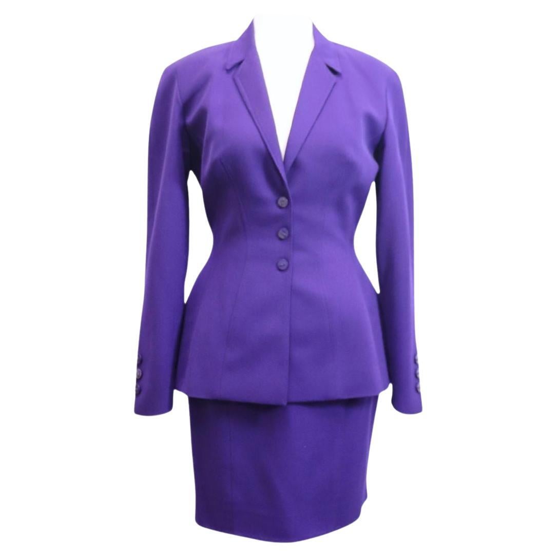Mugler Vintage Wool Twin Set Size FR 36