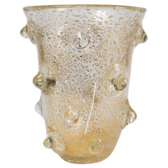 Mugnoni Vase, Vintage Murano Vase by Ercole Barovier & Toso, circa 1938
