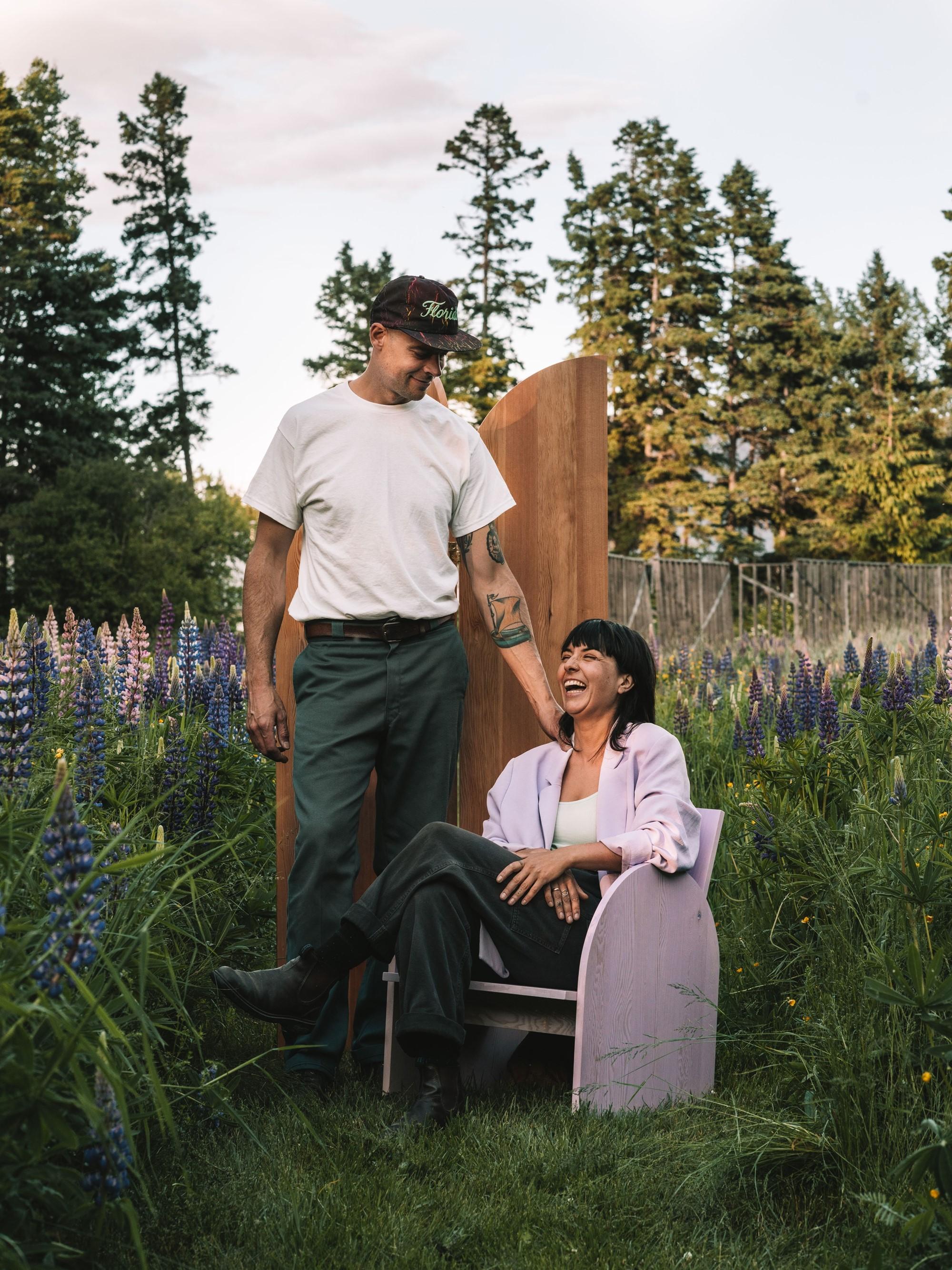 Sillón MUGO - Hecho a mano en Canadá - Le Tenon & la Mortaise en venta 11