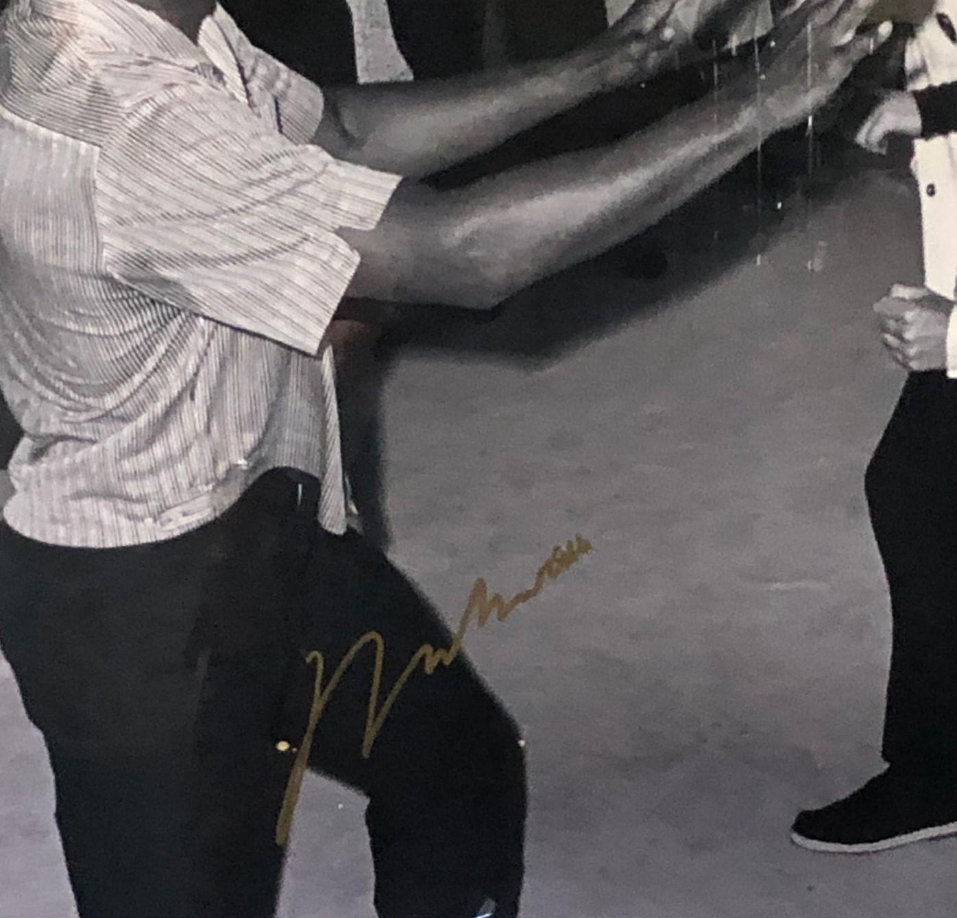American Muhammad Ali Featuring the Beatles Signed Autographed Print COA