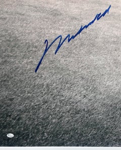 MUHAMMAD ALI AND KEN NORTON, YANKEE STADIUM (DUAL SIGNED)