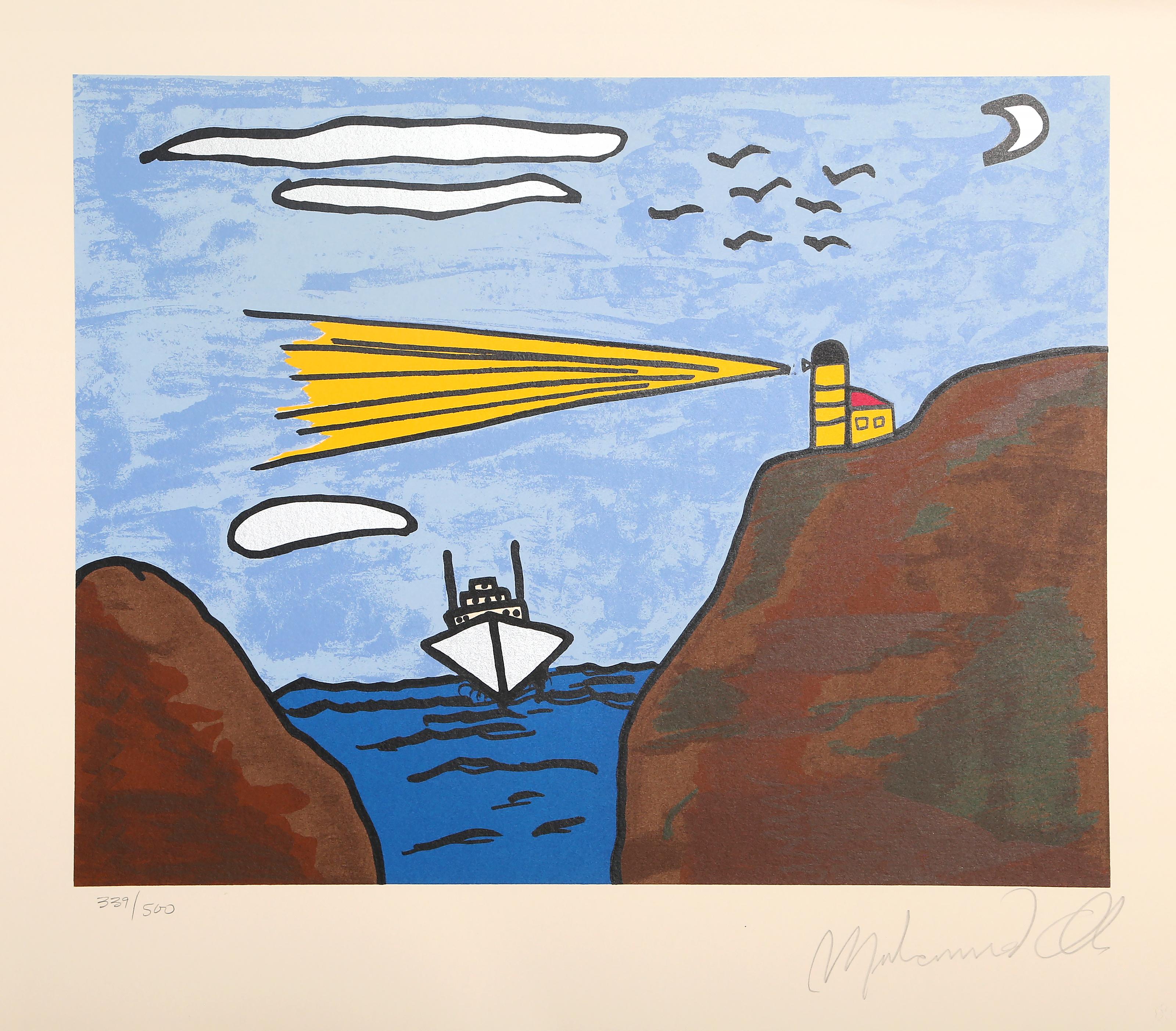 Guiding Light, serigrafia Pop Art di Muhammad Ali alias G&T. in vendita 1