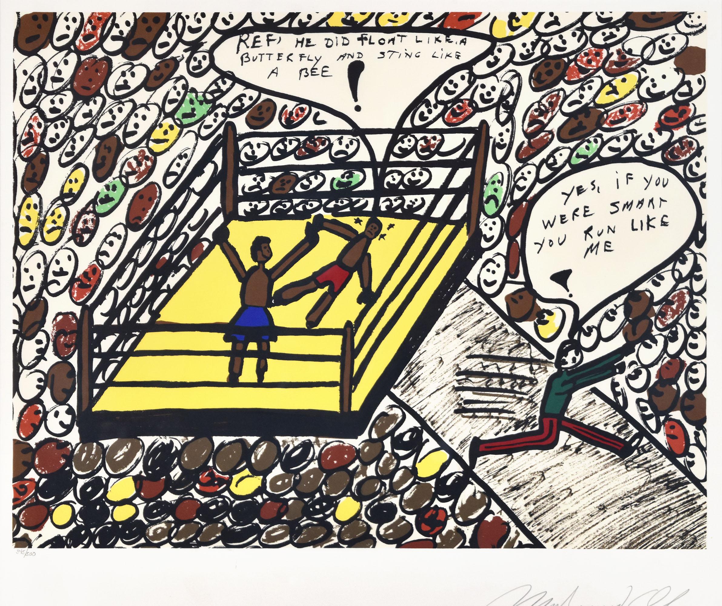 Print de Muhammad Ali - Pica como una abeja