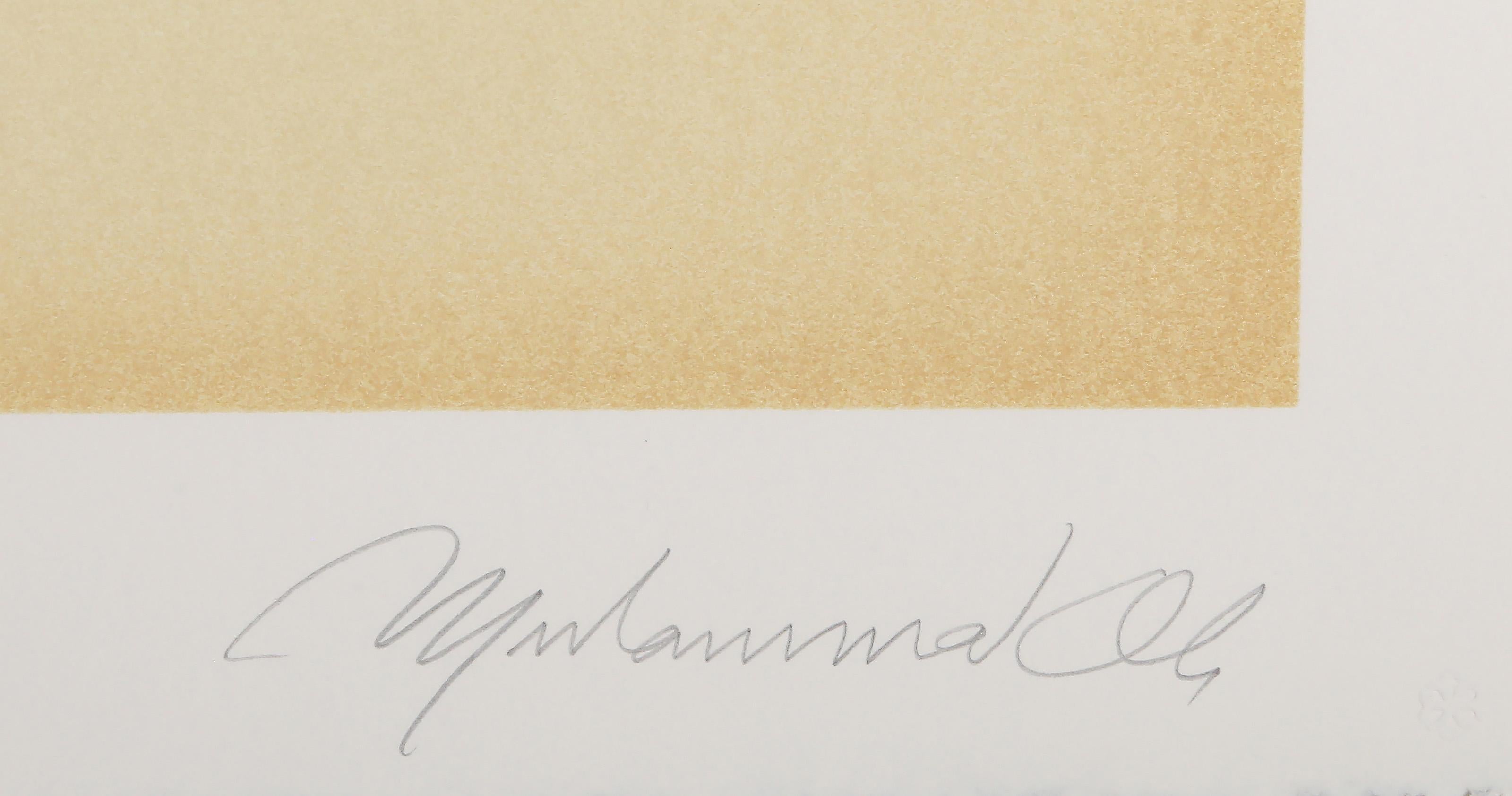 Bajo el sol, serigrafía pop art de Muhammad Ali en venta 1