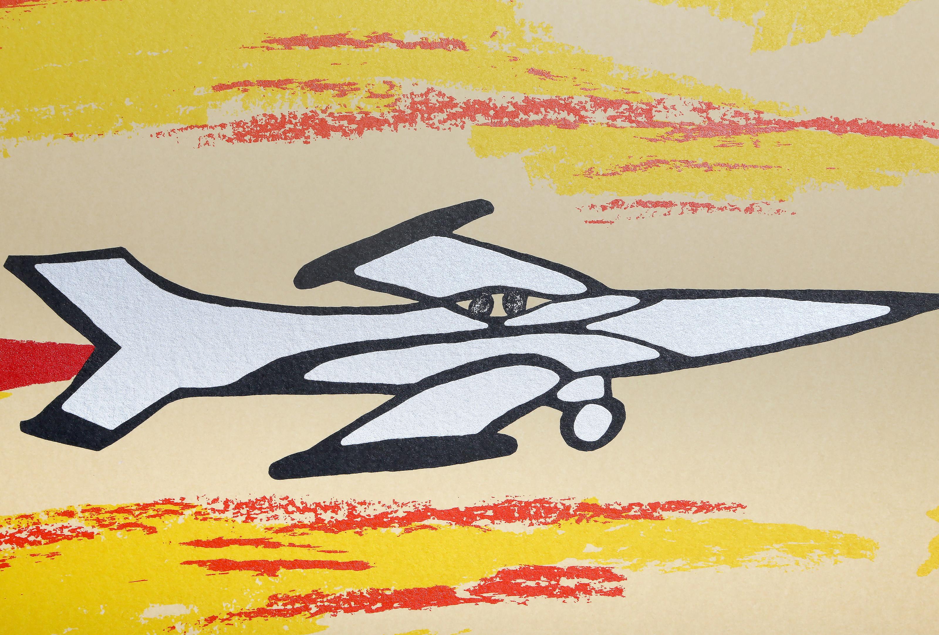 Bajo el sol, serigrafía pop art de Muhammad Ali en venta 3