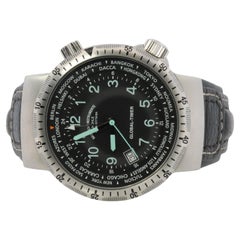 Muhle Glashutte Global Timer Watch. M1-41-13 Lufthansa Cargo Mens Watch.