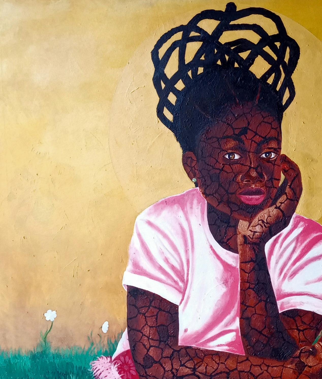 Annoiato - Painting di Muideen Abdulkadir