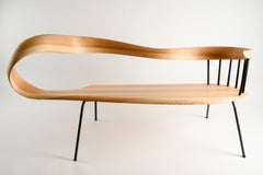 Muji 2 Seater Chair Japanese Contemporary Style Bentwood Chair