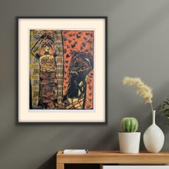 Abstract Landscape Rajasthan Print Nature Multicultural Faces Earth Orange Brown