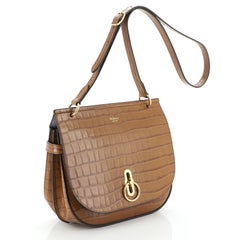 Mulberry Amberley Crossbody Bag Crocodile Embossed Leather Medium