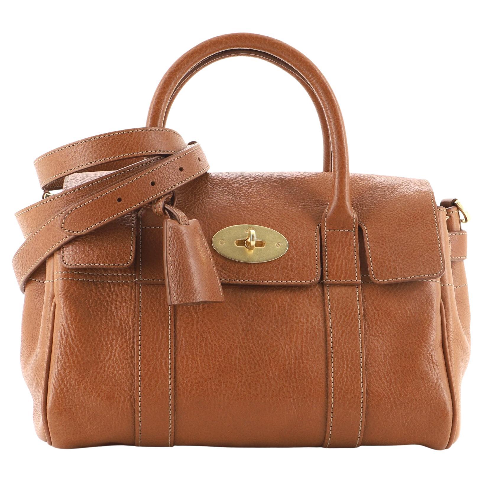 Mulberry Bayswater Convertible Satchel Leather Small