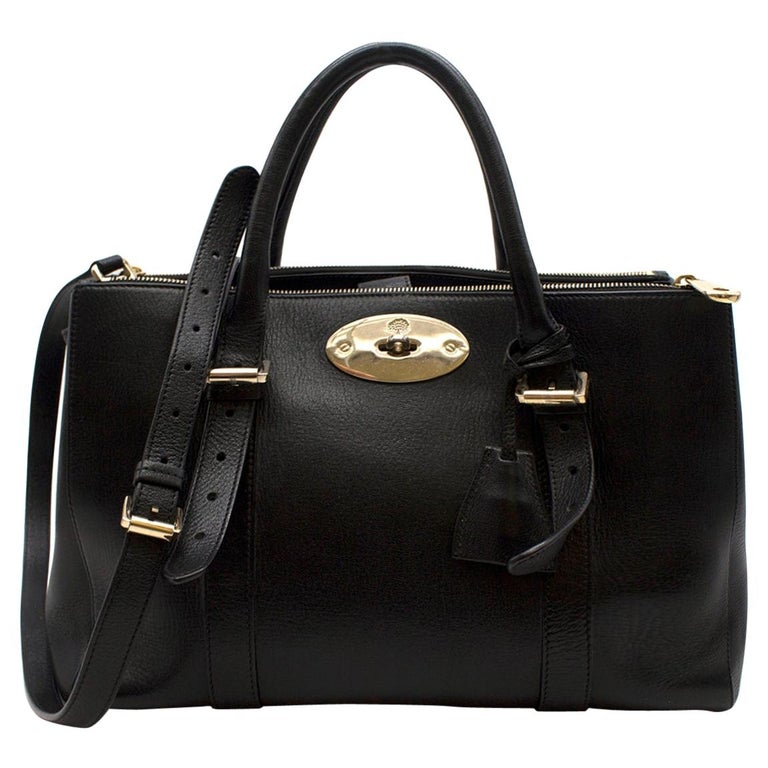 Mulberry Bayswater Leather Small Double Zip Tote Bag at 1stDibs