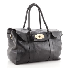 Mulberry Bayswater Satchel Leather Medium Blue