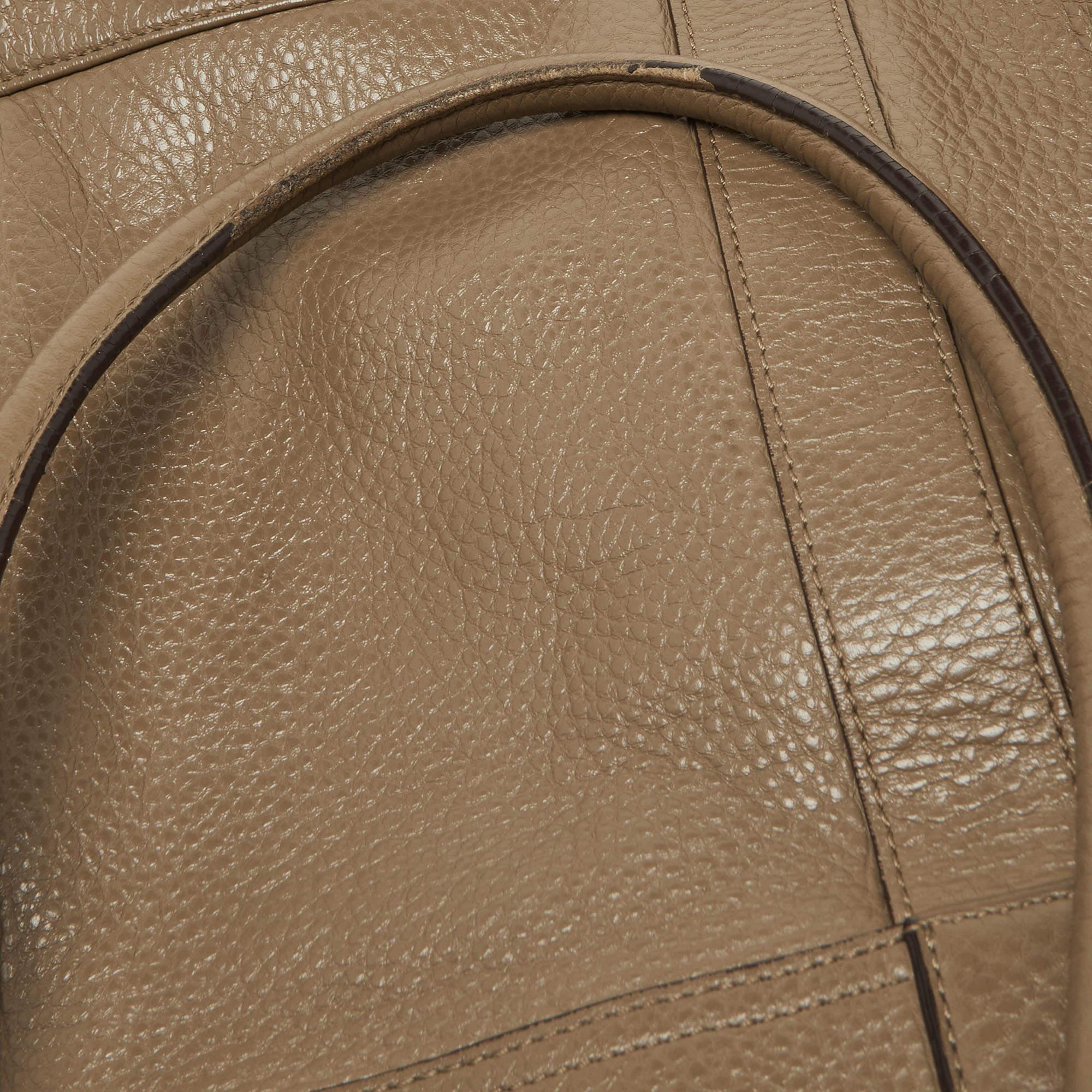 Mulberry Beige Leather Bayswater Satchel For Sale 1