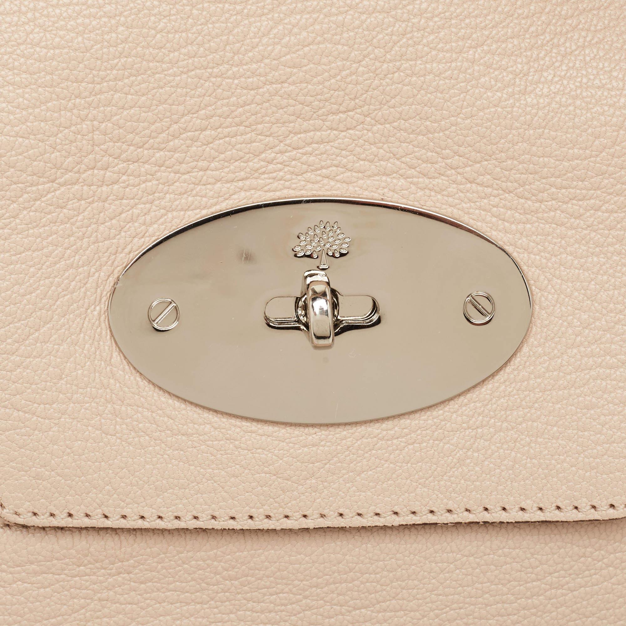 Mulberry Beige Leather Bayswater Satchel 4