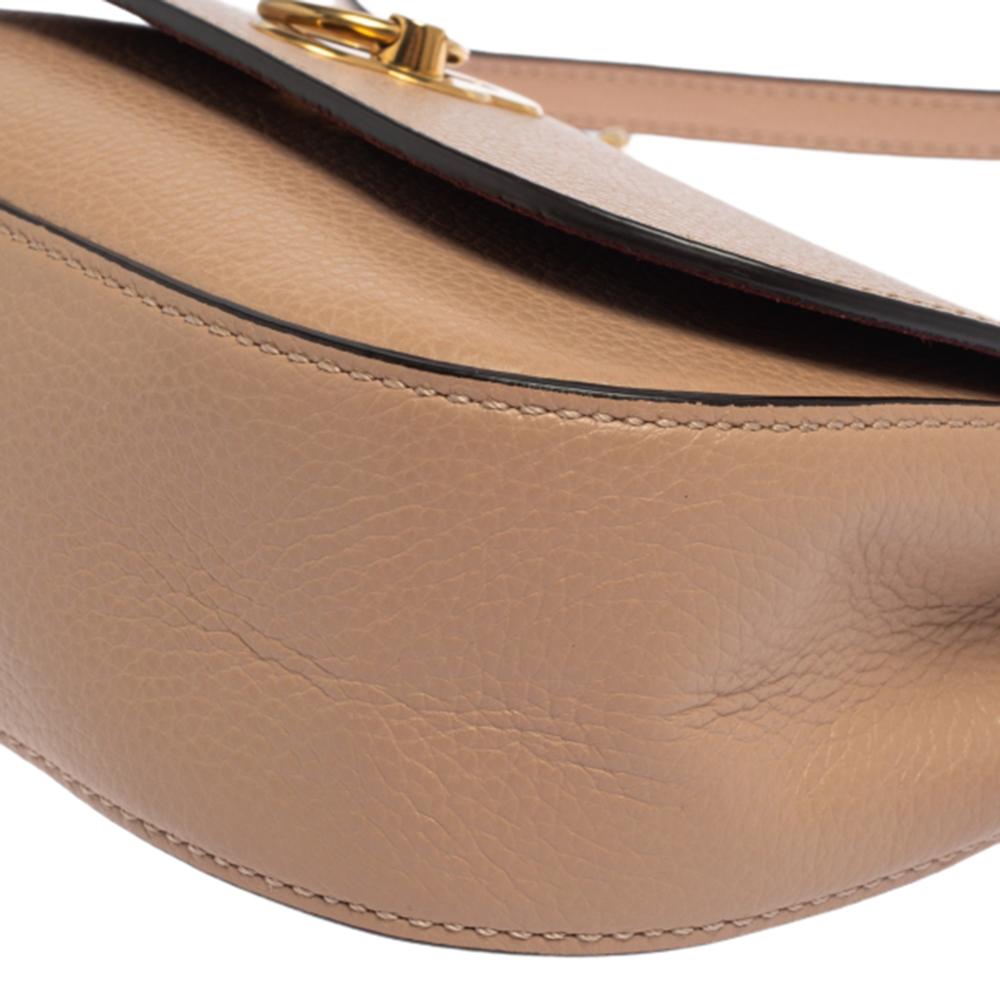 Women's Mulberry Beige Leather Small Amberley Shoulder Bag