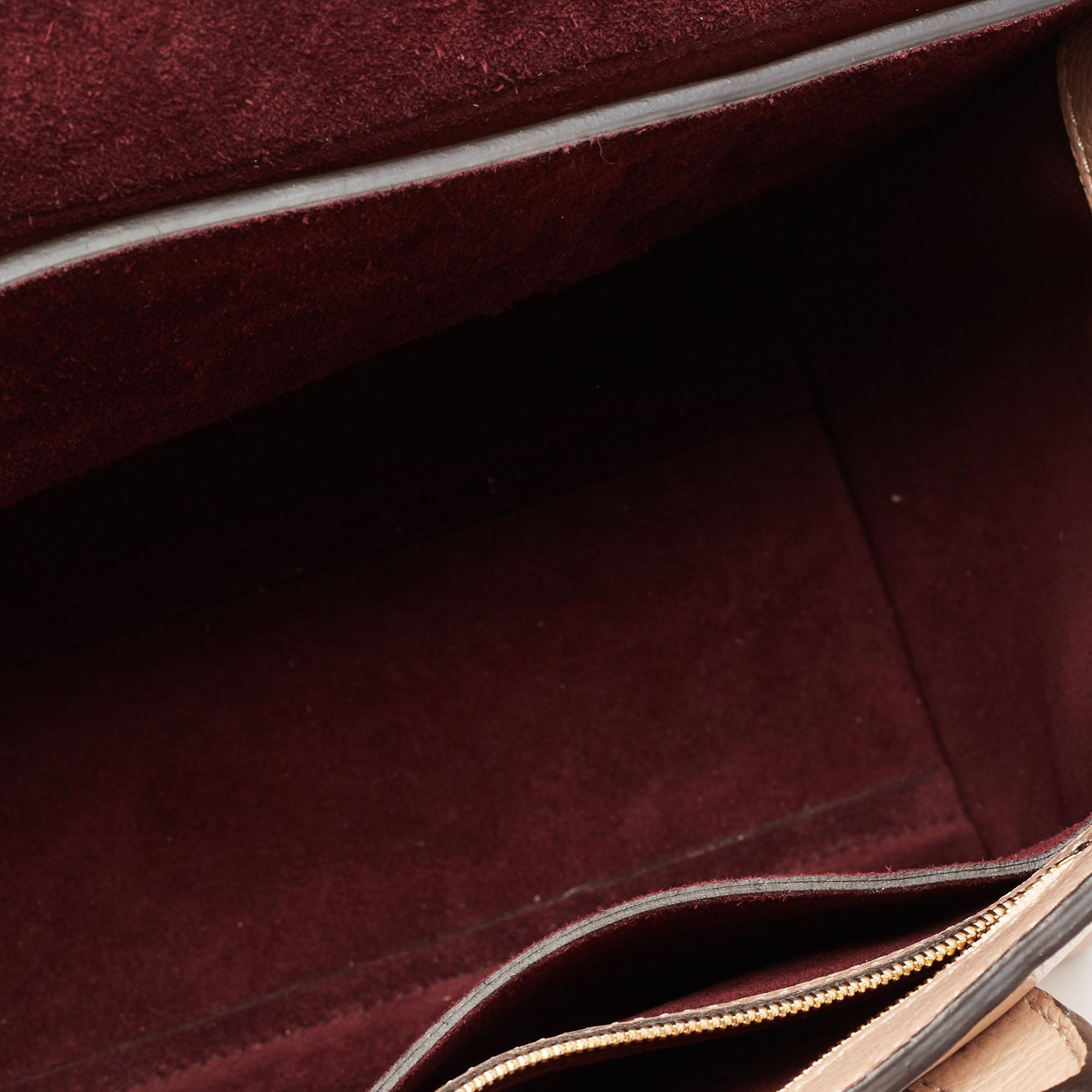 Mulberry Beige Leather Small Bayswater Satchel 3