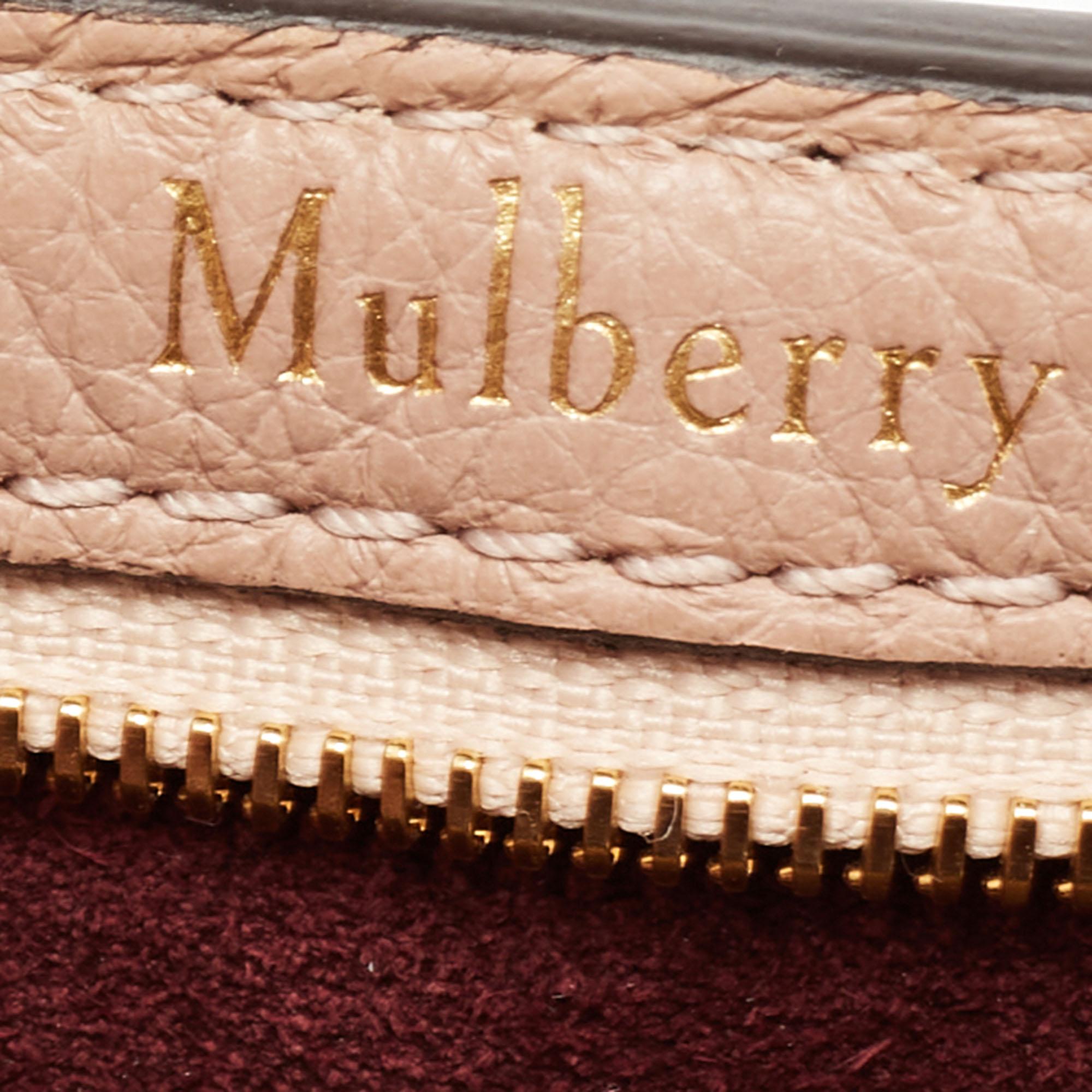 Mulberry Beige Leather Small Bayswater Satchel 4