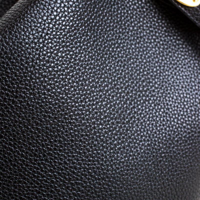 Mulberry Black/Brown Leather Abbey Bucket Bag 1