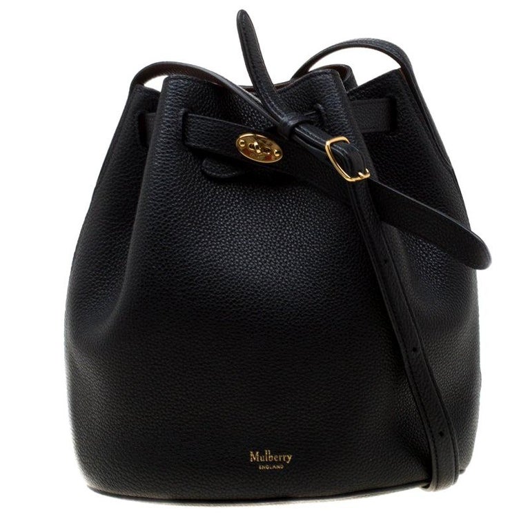 Mulberry Black/Brown Leather Abbey Bucket Bag For Sale at 1stDibs | mulberry  abbey bag black, abbey mulberry bag, mulberry abbey bucket bag