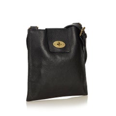 Mulberry Black Leather Antony Messenger Bag