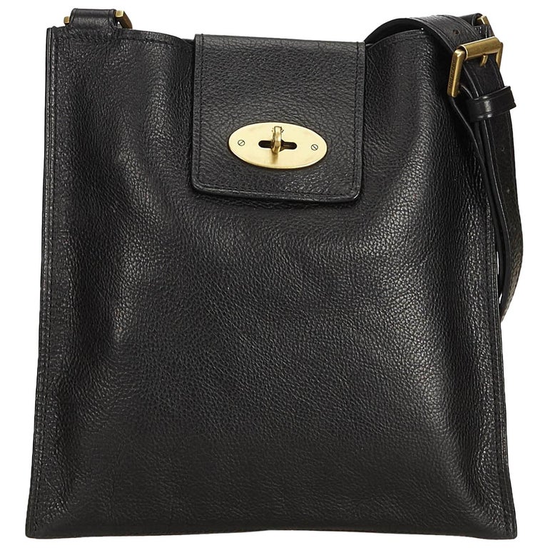 Mulberry Black Leather Antony Messenger Bag at 1stDibs mulberry