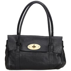 Mulberry Black Leather Bayswater