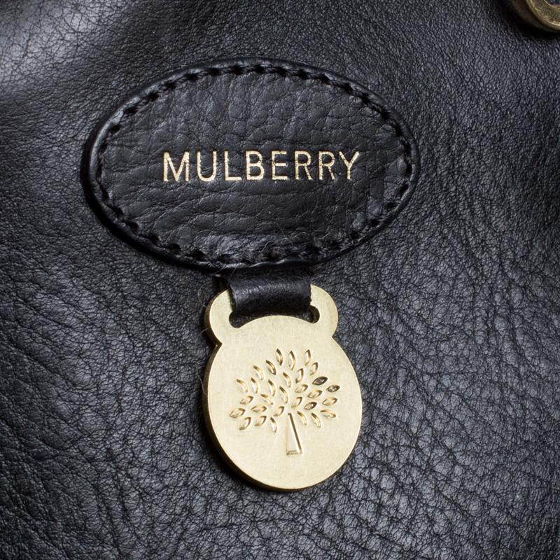 Mulberry Black Leather Bayswater Satchel 4