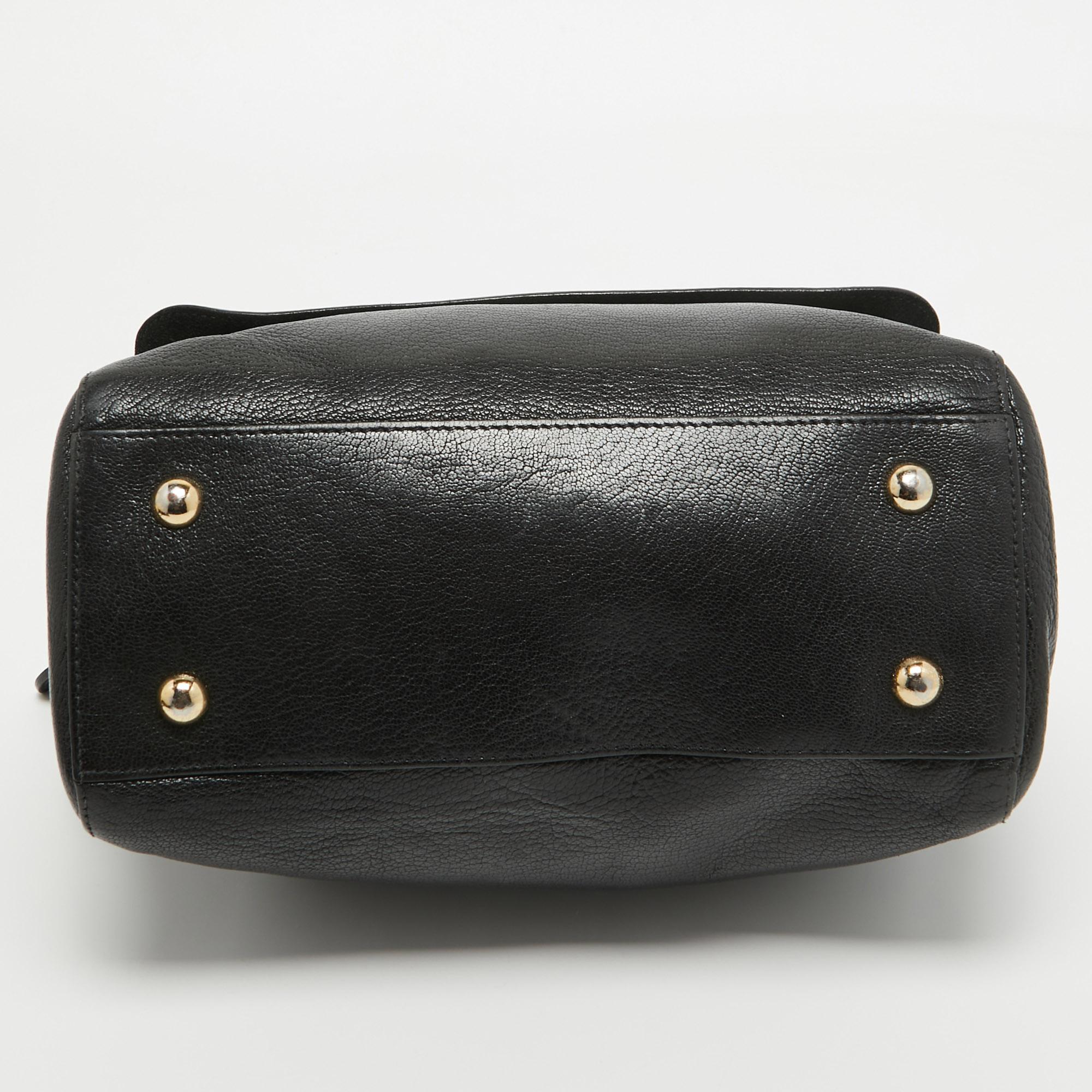 Mulberry Black Leather Del Rey Bag For Sale 7