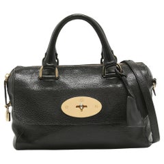Used Mulberry Black Leather Del Rey Bag