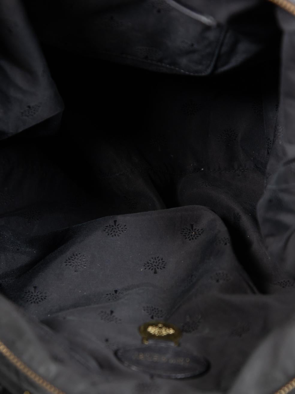 Mulberry Black Leather Effie Tote Bag 2