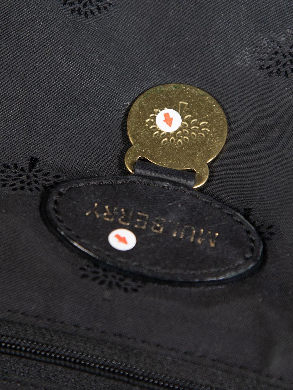 Mulberry Black Leather Effie Tote Bag 3