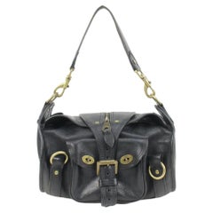 Mulberry Black Leather Hobo Shoulder Bag s331mu33