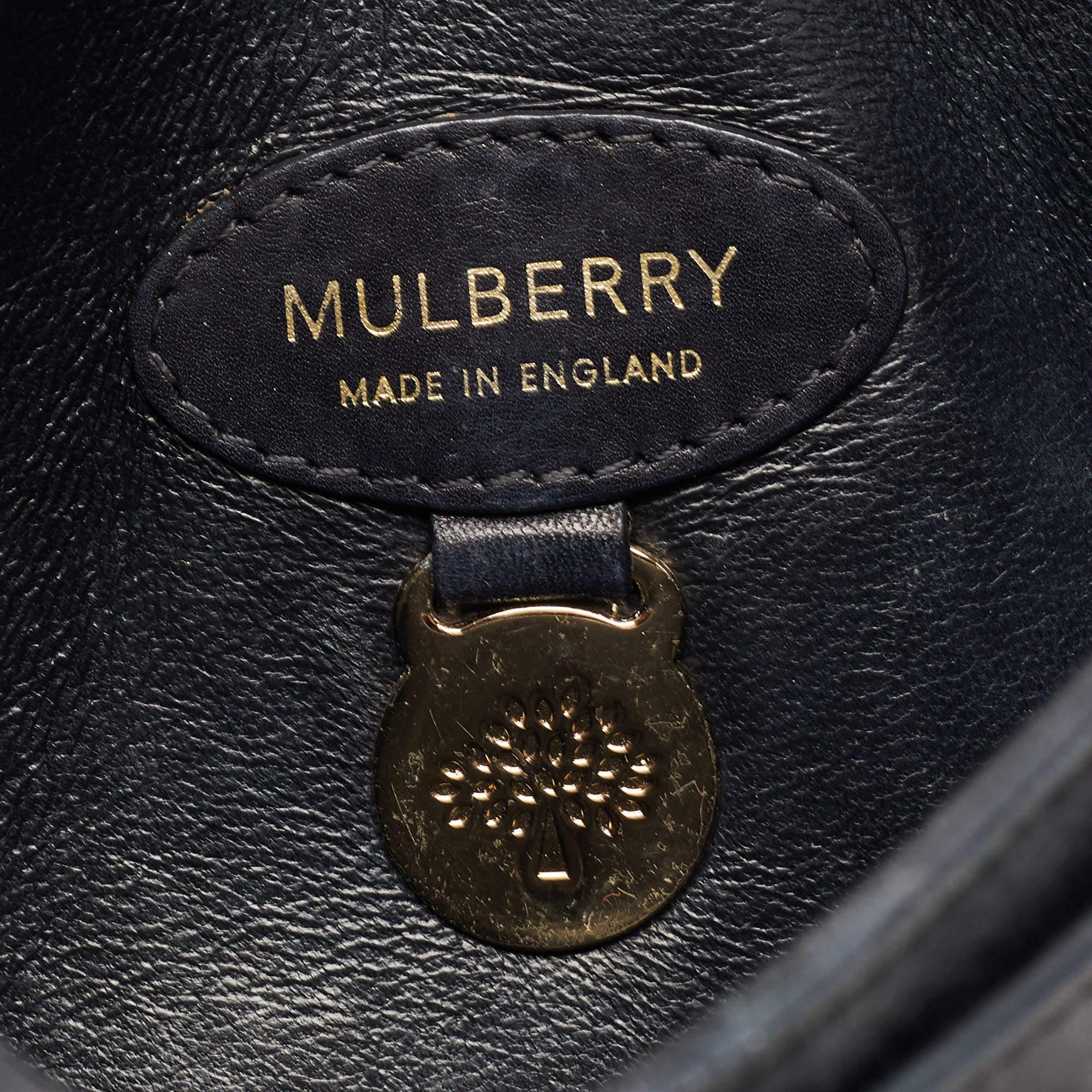 Mulberry Black Leather Kensel Shoulder Bag 6