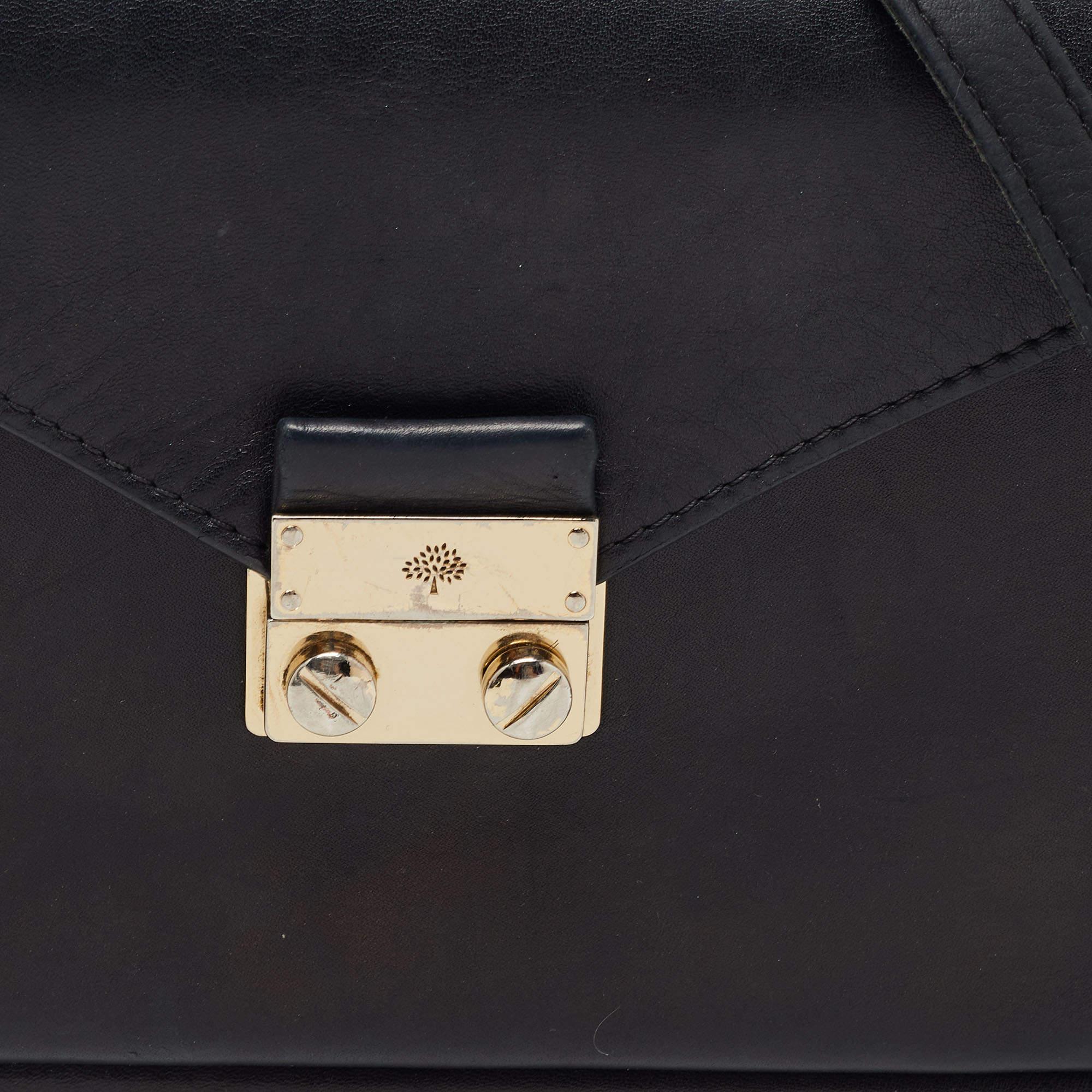 Mulberry Black Leather Kensel Shoulder Bag 4