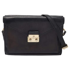 Mulberry Black Leather Kensel Shoulder Bag