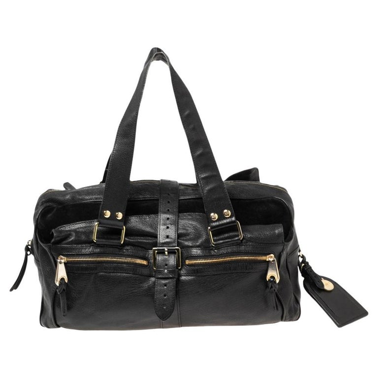 Mulberry Black Leather Mabel Satchel at 1stDibs