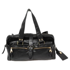 Mulberry Black Leather Mabel Satchel