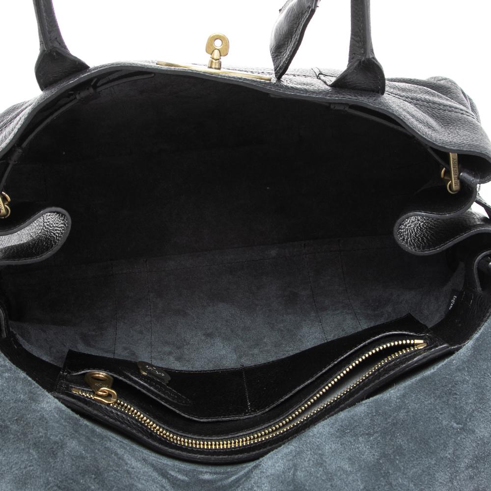 Mulberry Black Pebbled Leather Bayswater Satchel 6