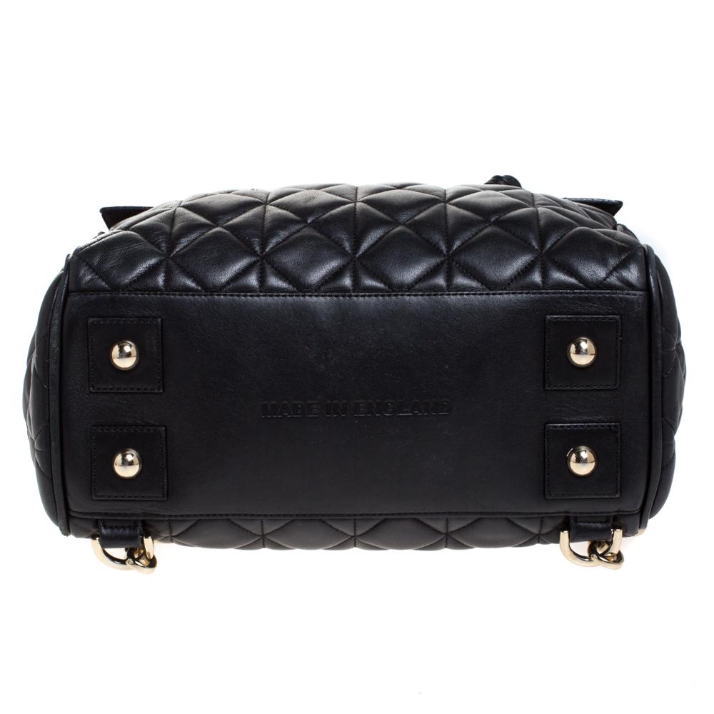cara quilted leather bucket crossbody bag