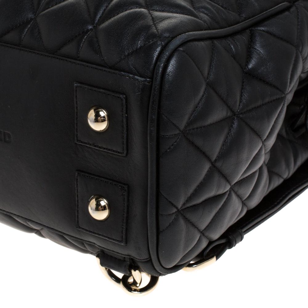 Mulberry Black Quilted Leather Cara Delevingne Convertible Bag 1