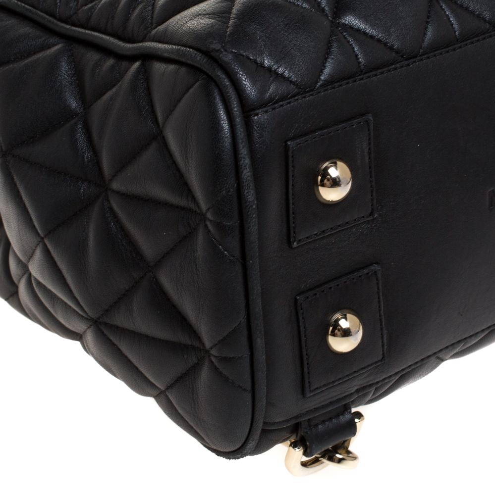 Mulberry Black Quilted Leather Cara Delevingne Convertible Bag 2