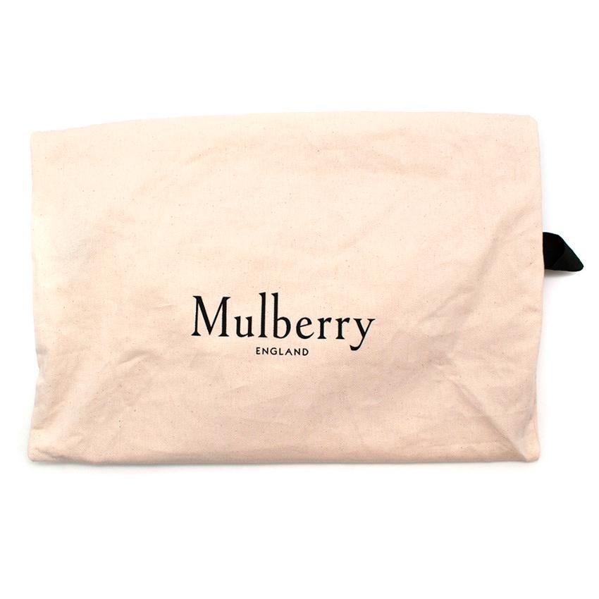 Mulberry Blue Leather Small Iris Bag with Braided Handle - New Season 3