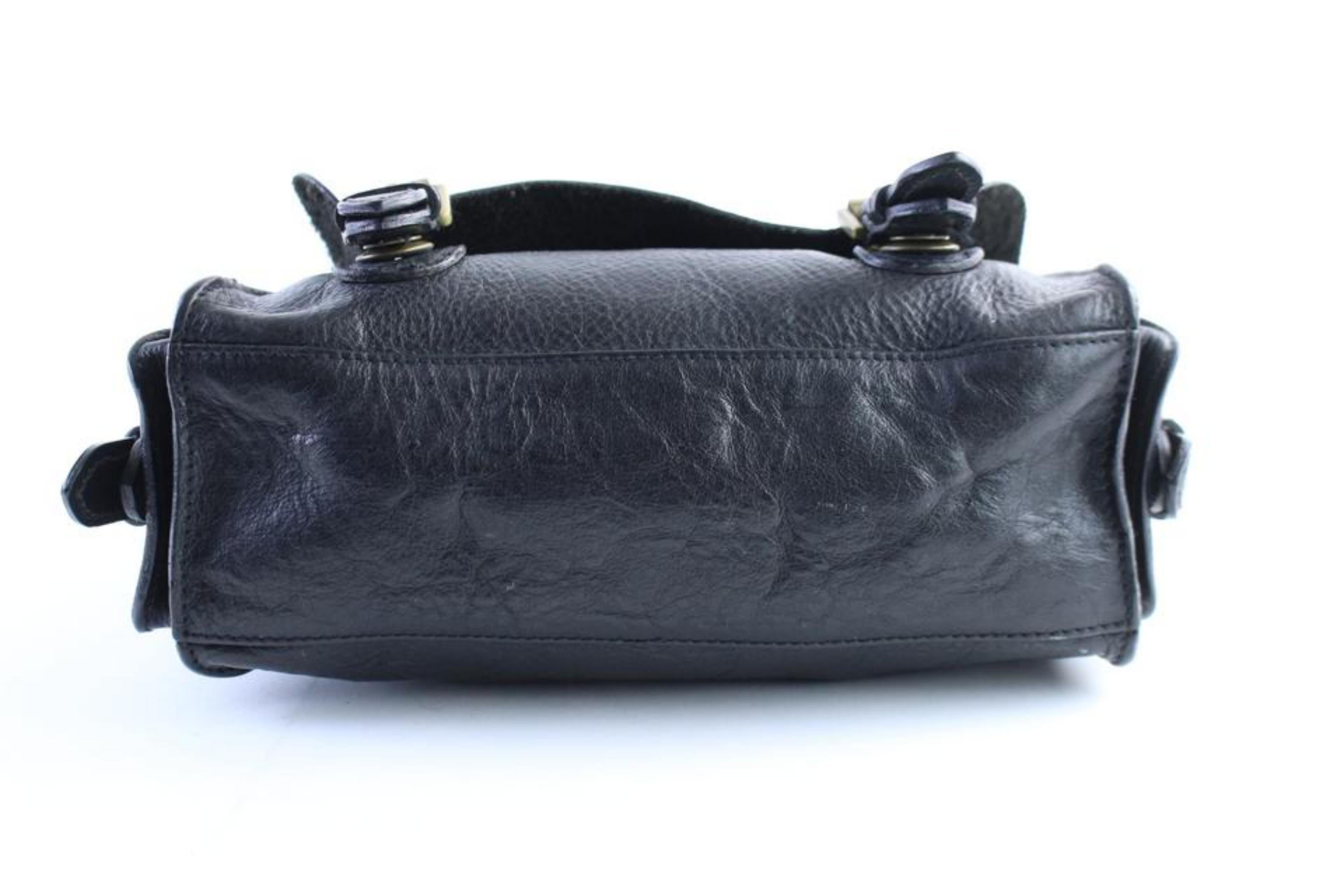 Mulberry Brooke Chain Flap 30mr0315 Black Leather Shoulder Bag For Sale 7