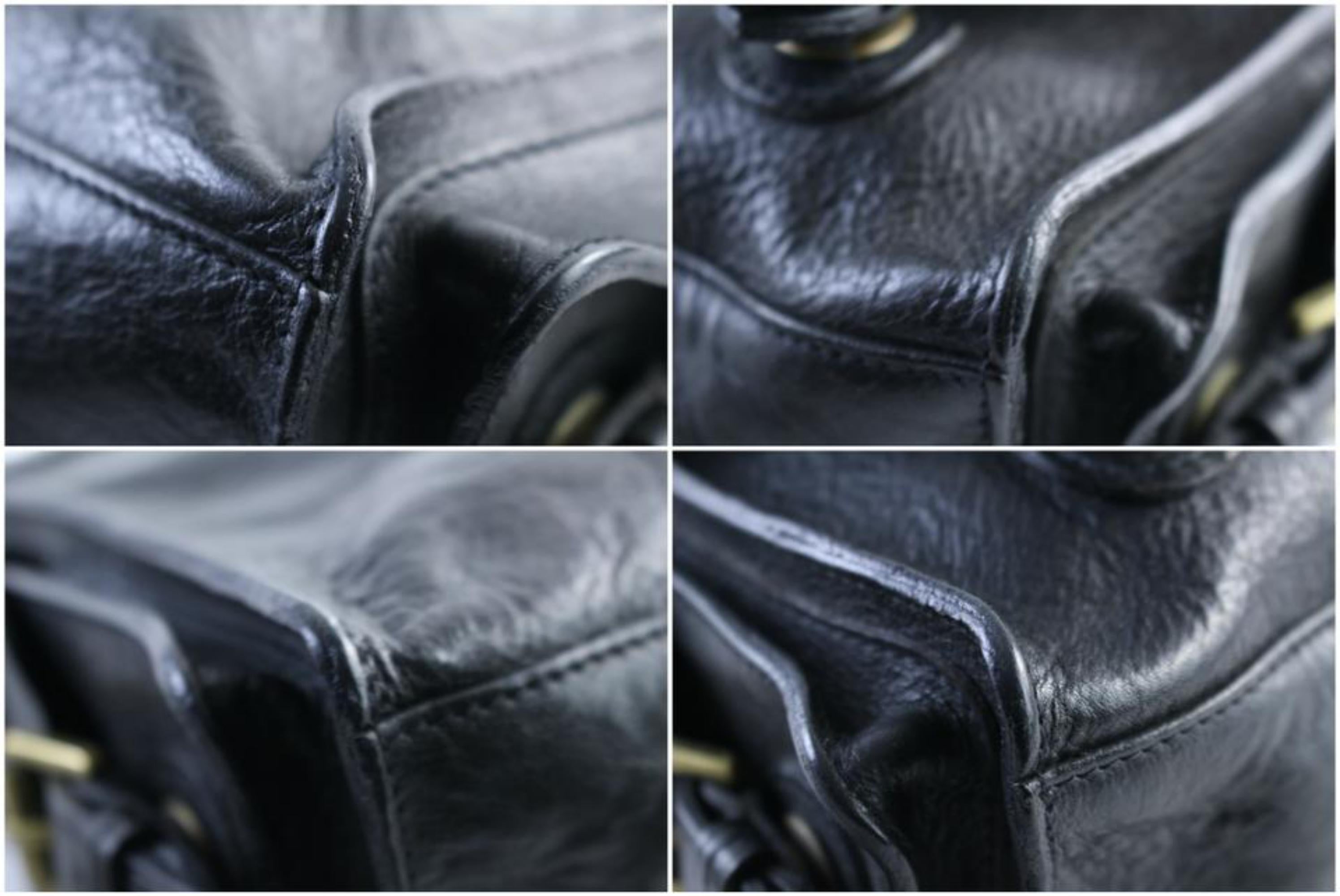 Mulberry Brooke Chain Flap 30mr0315 Black Leather Shoulder Bag For Sale 8