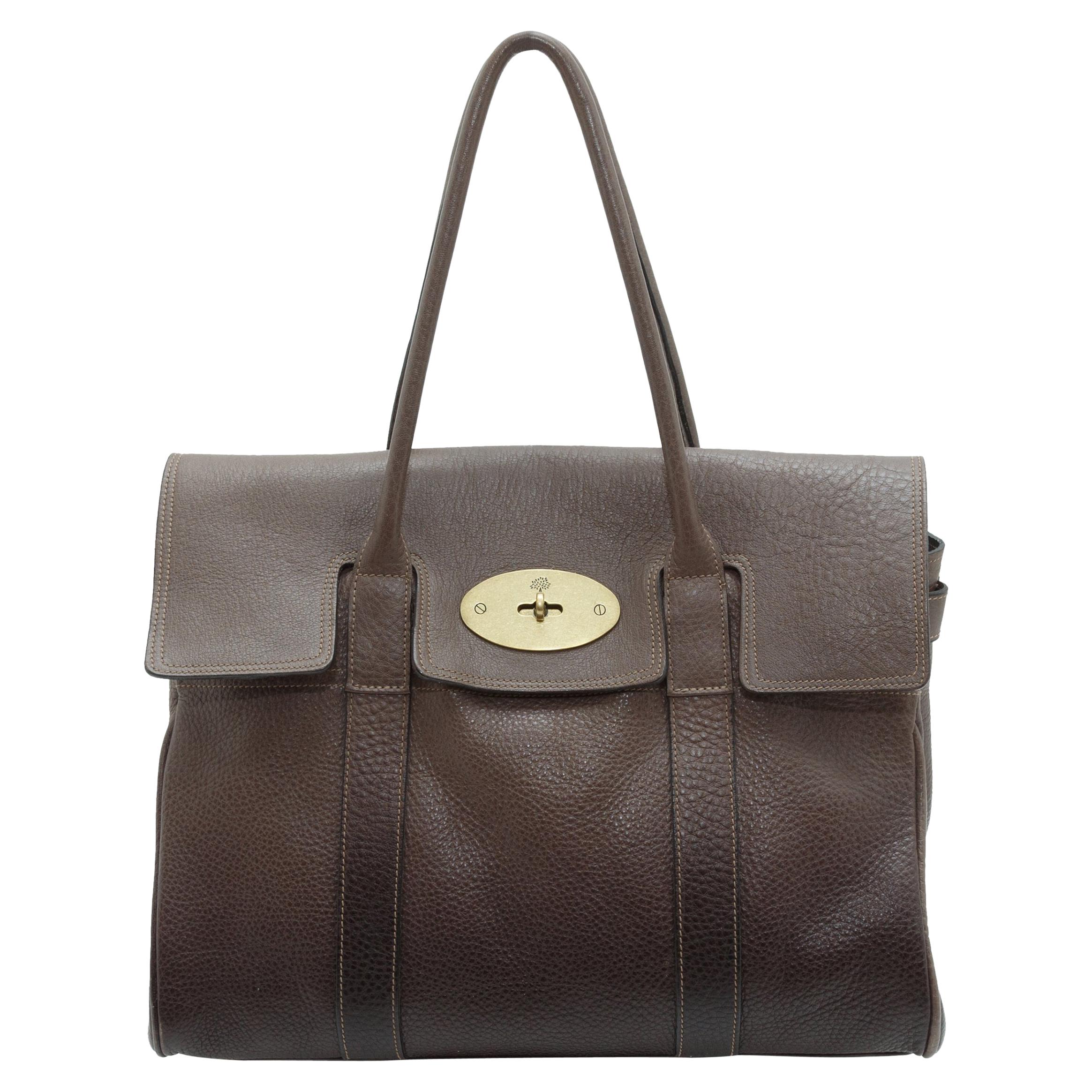 Mulberry Brown Bayswater Leather Bag
