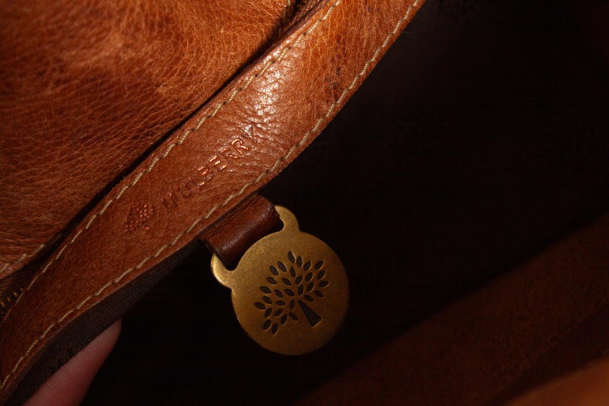Mulberry, Brown leather Alana shoulder bag 6